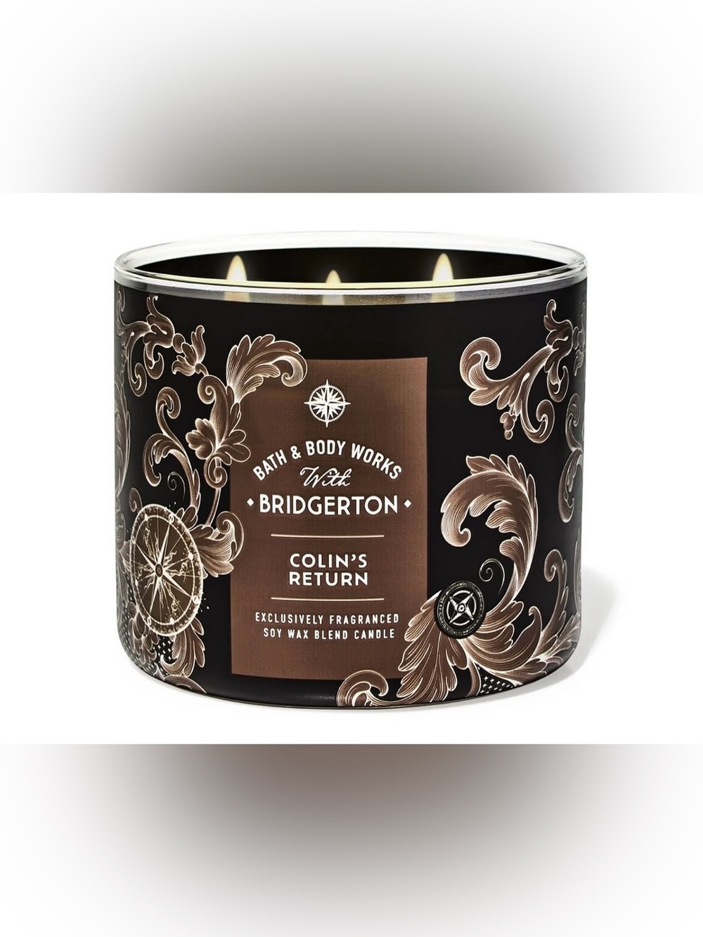BATH & BODY WORKS Bridgerton Colin’s Return 3 Wick Candle